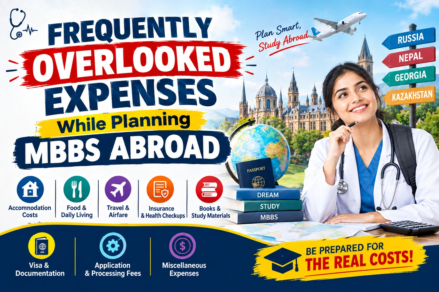 Frequently Overlooked Expenses While Planning MBBS Abroad